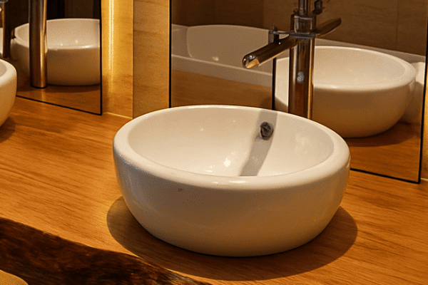 Legno intagliato doppio lavabo - Malta goldenbay